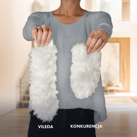 Miotełka do kurzu Vileda z krótką rączką + 2 wkłady Flex&Catch