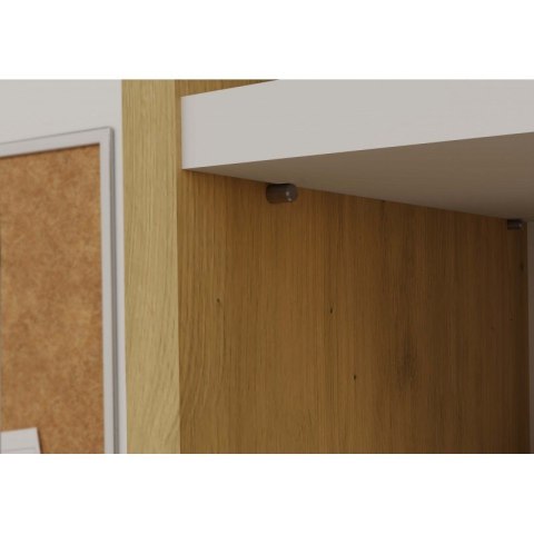 REGAŁ NA KSIĄŻKI 80 CM ARTISAN/BIEL