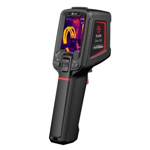 GUIDE SENSMART KAMERA TERMOWIZYJNA, IR 256X192, -20°C DO 550°C, FOV 25°×19°, LCD 2.4", LASER, 2MP, PAMIĘĆ 16GB, WI-FI, E2+