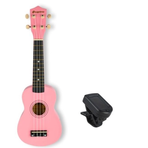 SUPRIMO UK21 SET PK - Ukulele sopranowe 21" różowe