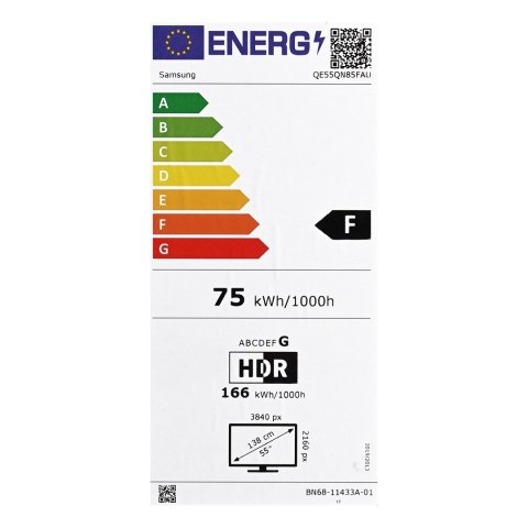 Telewizor Samsung QE55QN85FAUXXH Neo QLED 55'' 4K Ultra HD 144 Hz Tizen Q-Symphony Srebrny