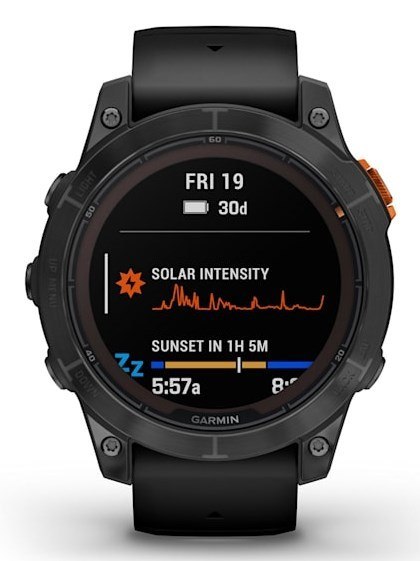 Zegarek sportowy Garmin Fenix 7 Pro Solar, czarny