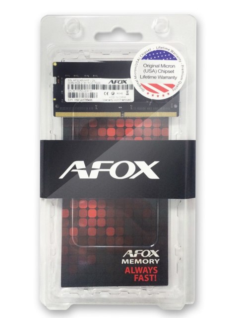 AFOX SO-DIMM DDR4 8GB 2400MHZ AFSD48EK1P