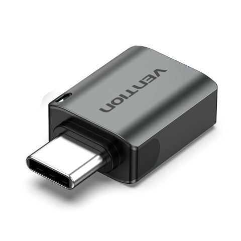 Adapter OTG USB 3.0 Vention USB-C do USB-A szary ze stopu aluminium