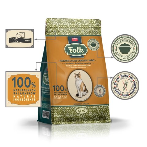 FOLK Mazurski gulasz z królika i sarny z burakami i dodatkiem żurawiny 1.6kg