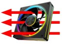 MODECOM VOLCANO LOOP 120 ARGB REVERSE FAN CZARNY