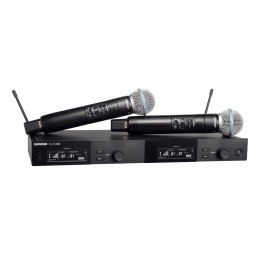 Shure SLXD24DE/B58-G59 - Podwójny cyfrowy system bezprzewodowy z dwoma nadajnikiami/mikrofonami 