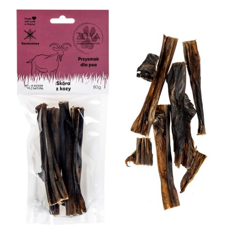 ZOYA skóra z Kozy przysmak dla psa 80g