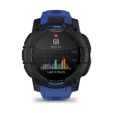 Smartwatch GARMIN Instinct 3 AMOLED 45mm Black/Bolt Blue