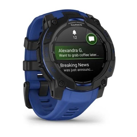 Smartwatch GARMIN Instinct 3 AMOLED 45mm Black/Bolt Blue