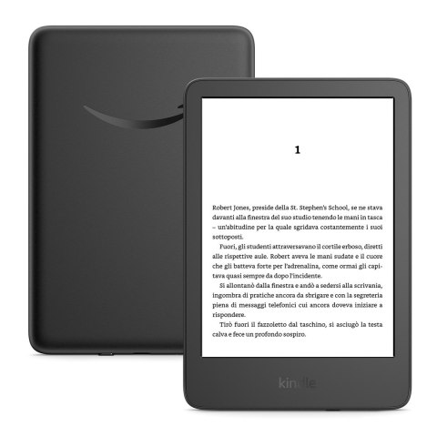 Ebook New Kindle (11th Generation) - 2024 release 6" glare-free 16GB Wi-Fi (Ad-supported) Black (WYPRZEDAŻ)