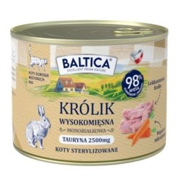 BALTICA SMAKI REGIONÓW Kot dorosły Królik 185g