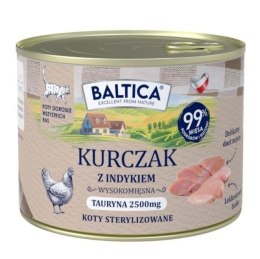 BALTICA SMAKI REGIONÓW Kot dorosły Kurczak z indykiem 185g