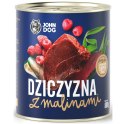 John Dog BERRY Adult dziczyzna z malinami 800g