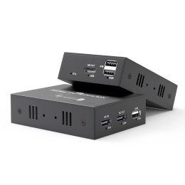TECHLY EXTENDER KVM HDMI/USB 1080P60HZ DO 100M PO SKRĘTCE KAT6