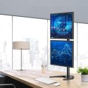 TECHLY PODSTAWA POD 2 MONITORY 13-27" LCD 10KG BIURKOWA PIONOWA
