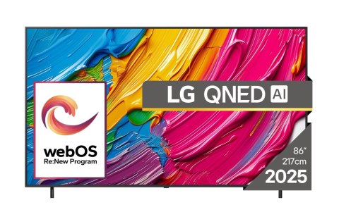 Telewizor LG 86QNED80A3A QNED 86" 4K Ultra HD WebOS Dolby Digital DVB-T2 Czarny