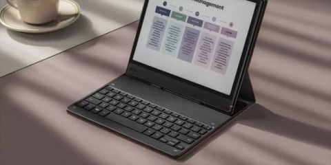 Etui magnetyczne Onyx Note Air 5 C brown z klawiaturą