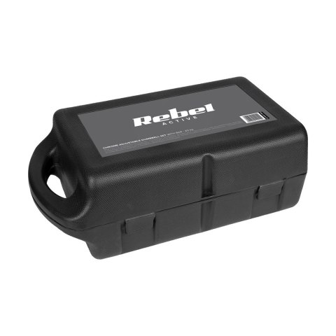 REBEL ACTIVE HANTLE REGULOWANE CHROMOWANE W WALIZCE Z GRYFEM, ZESTAW 20 KG