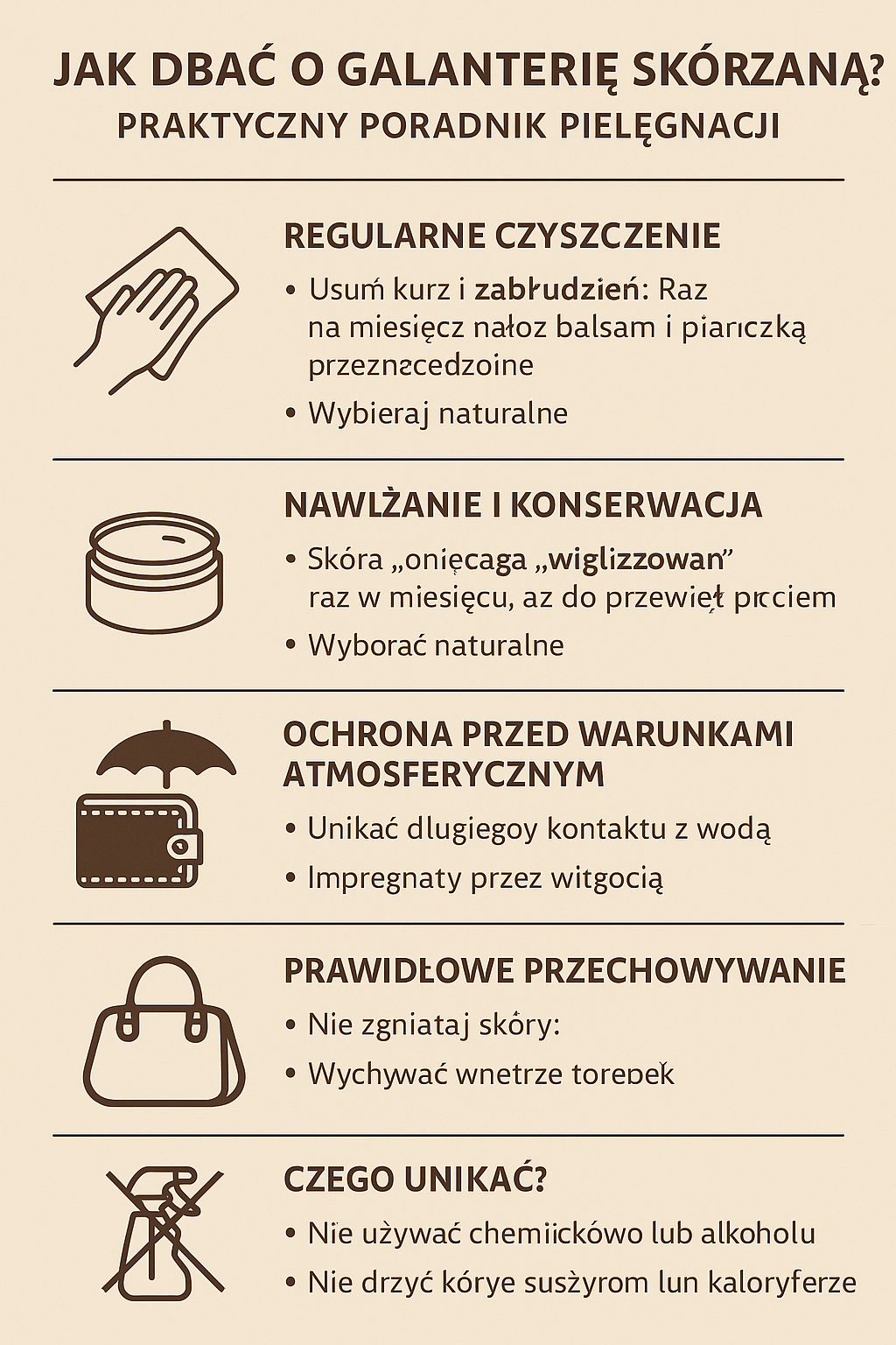 Jak Dbać o Galanterię Skórzaną? Praktyczny Poradnik Pielęgnacji
